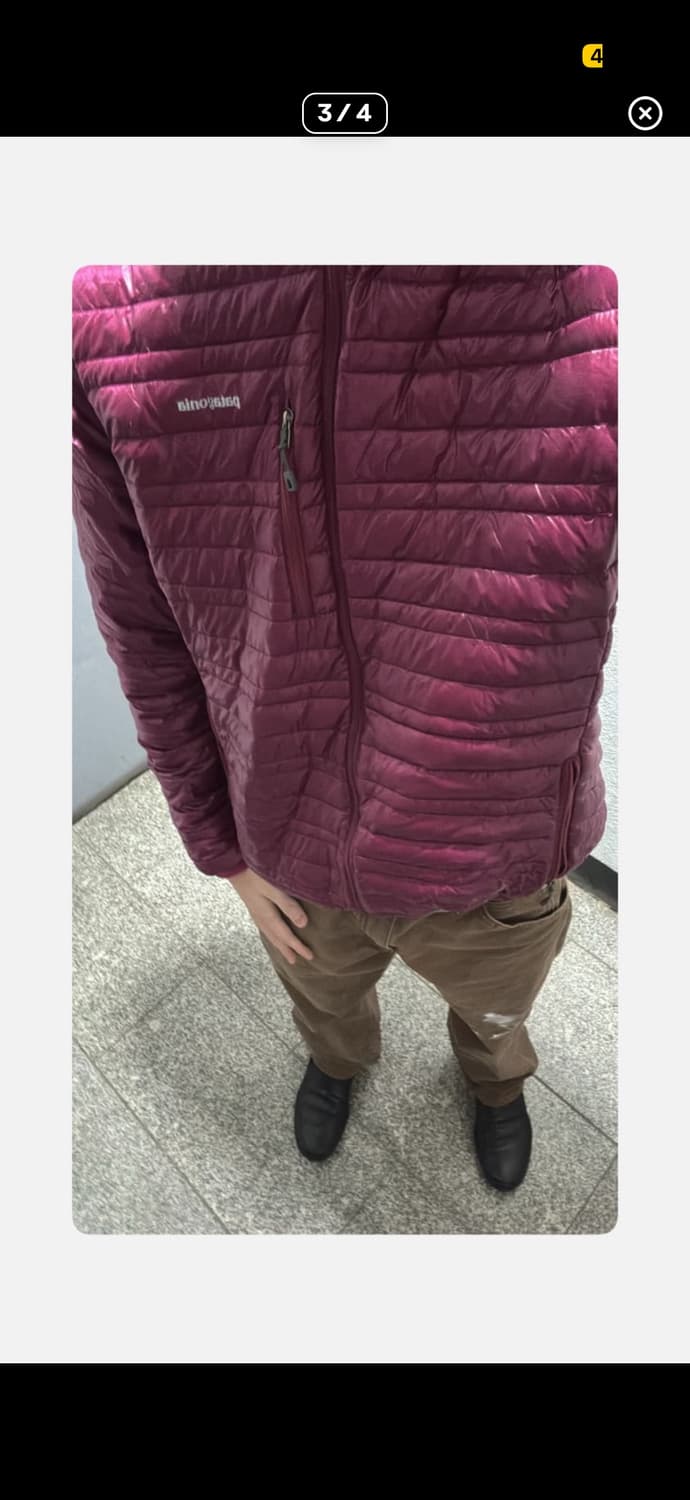 파타고니아 경량패딩 우먼즈 L 상품이미지3