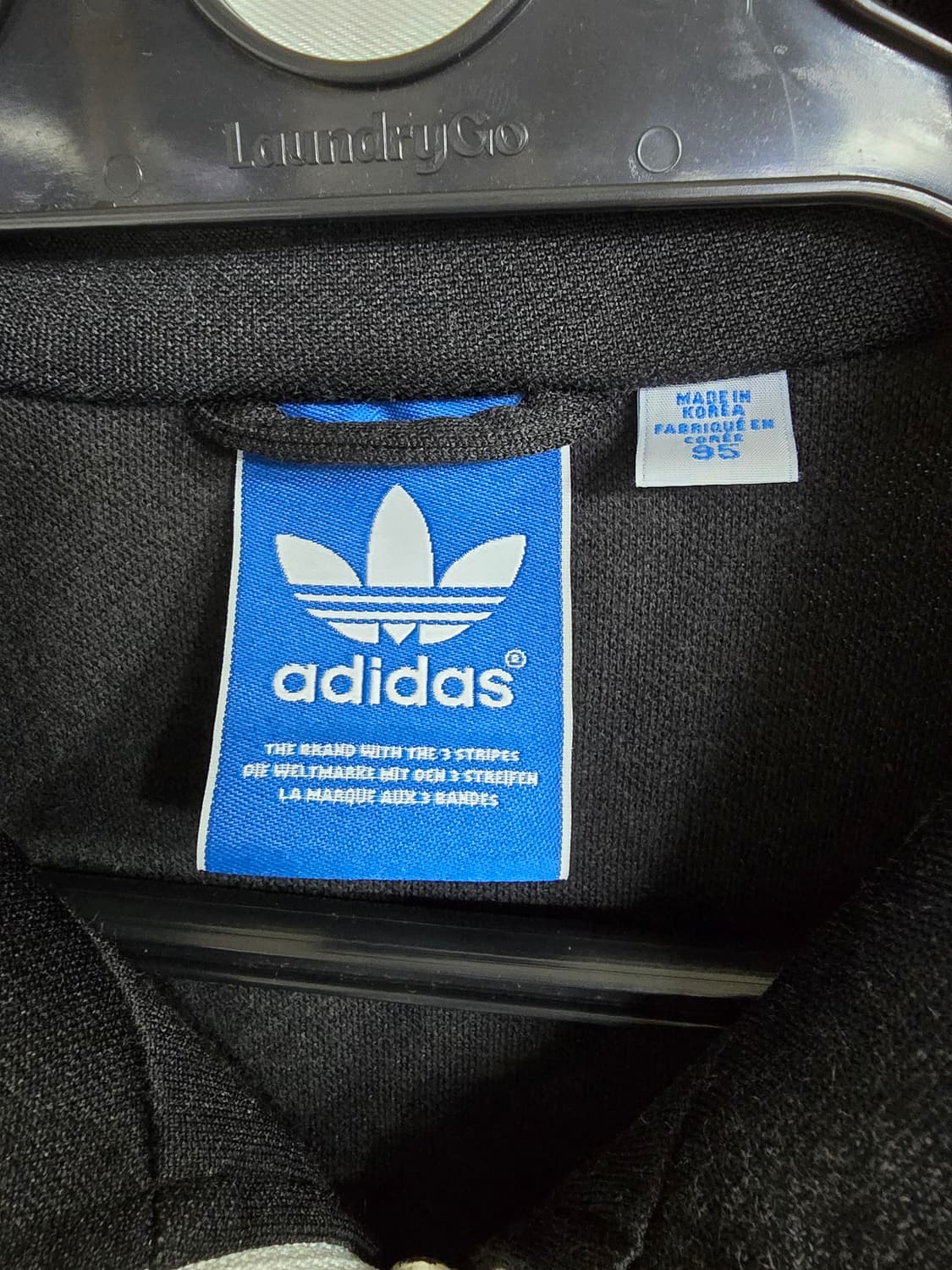 아디다스 블랙 삼선 트랙탑 (1688) 상품이미지3