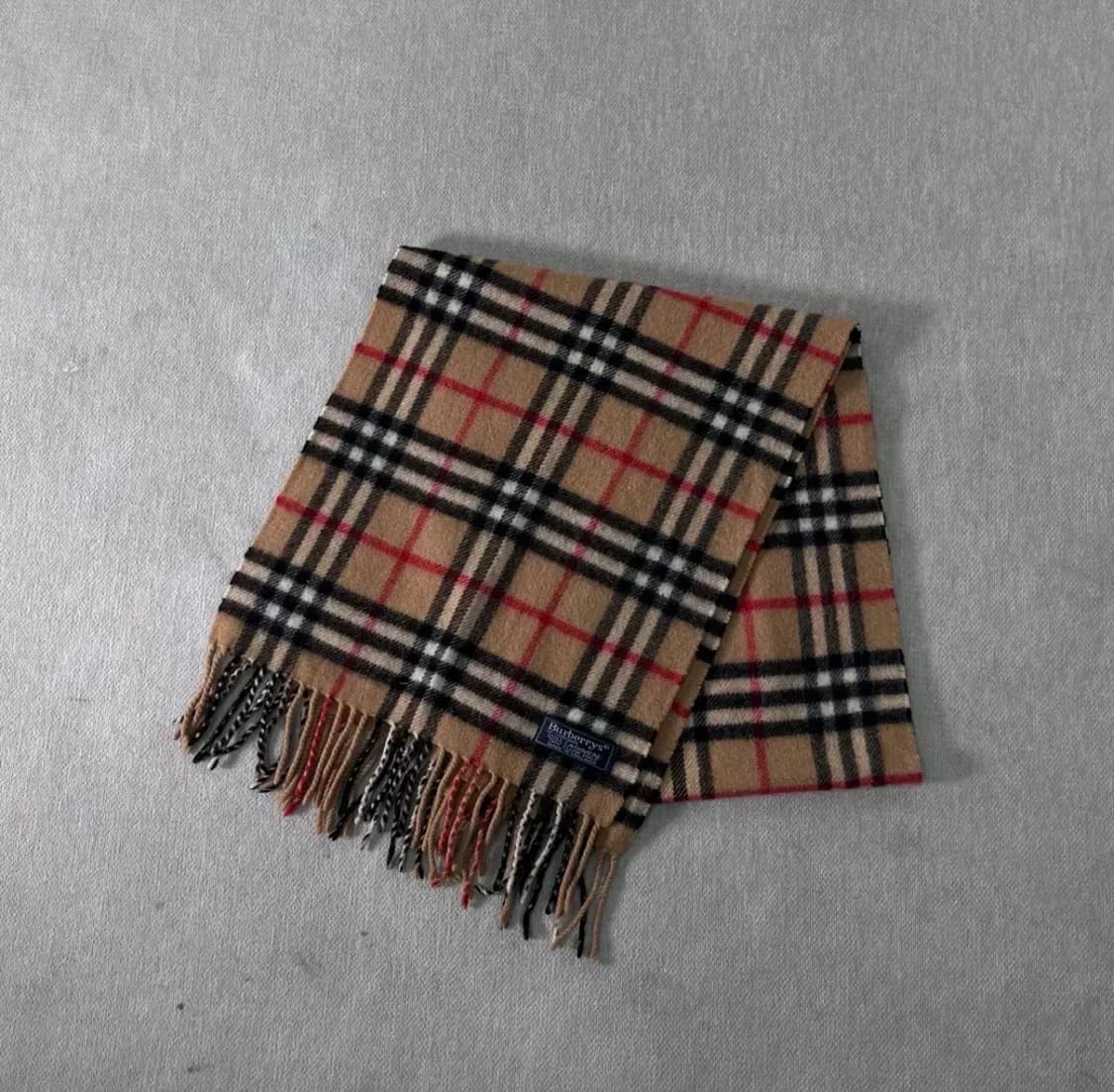 버버리 노바체크 캐시미어 베이지 머플러 상품이미지1