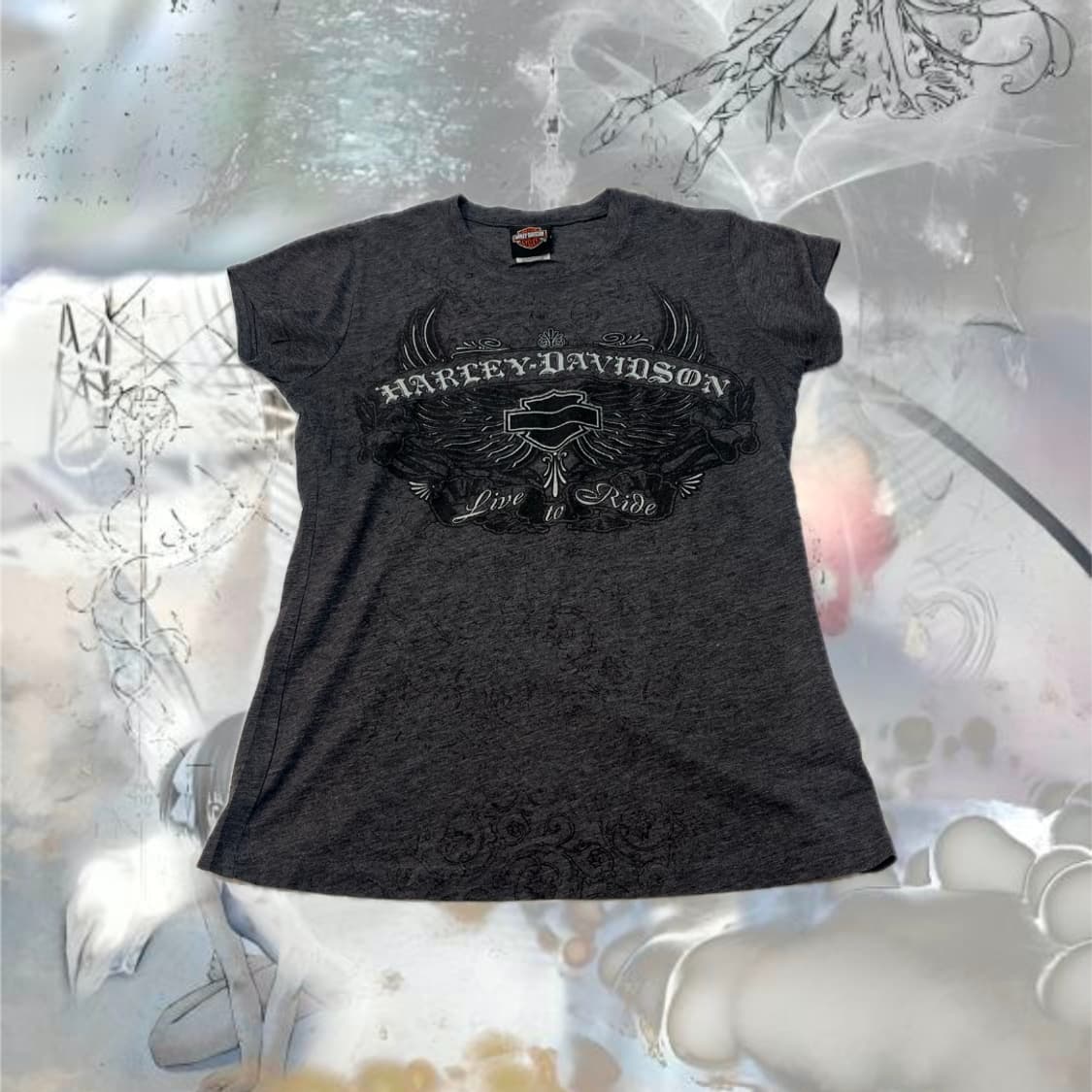 Harley-Davidson antique Detail t-shirt 상품이미지6