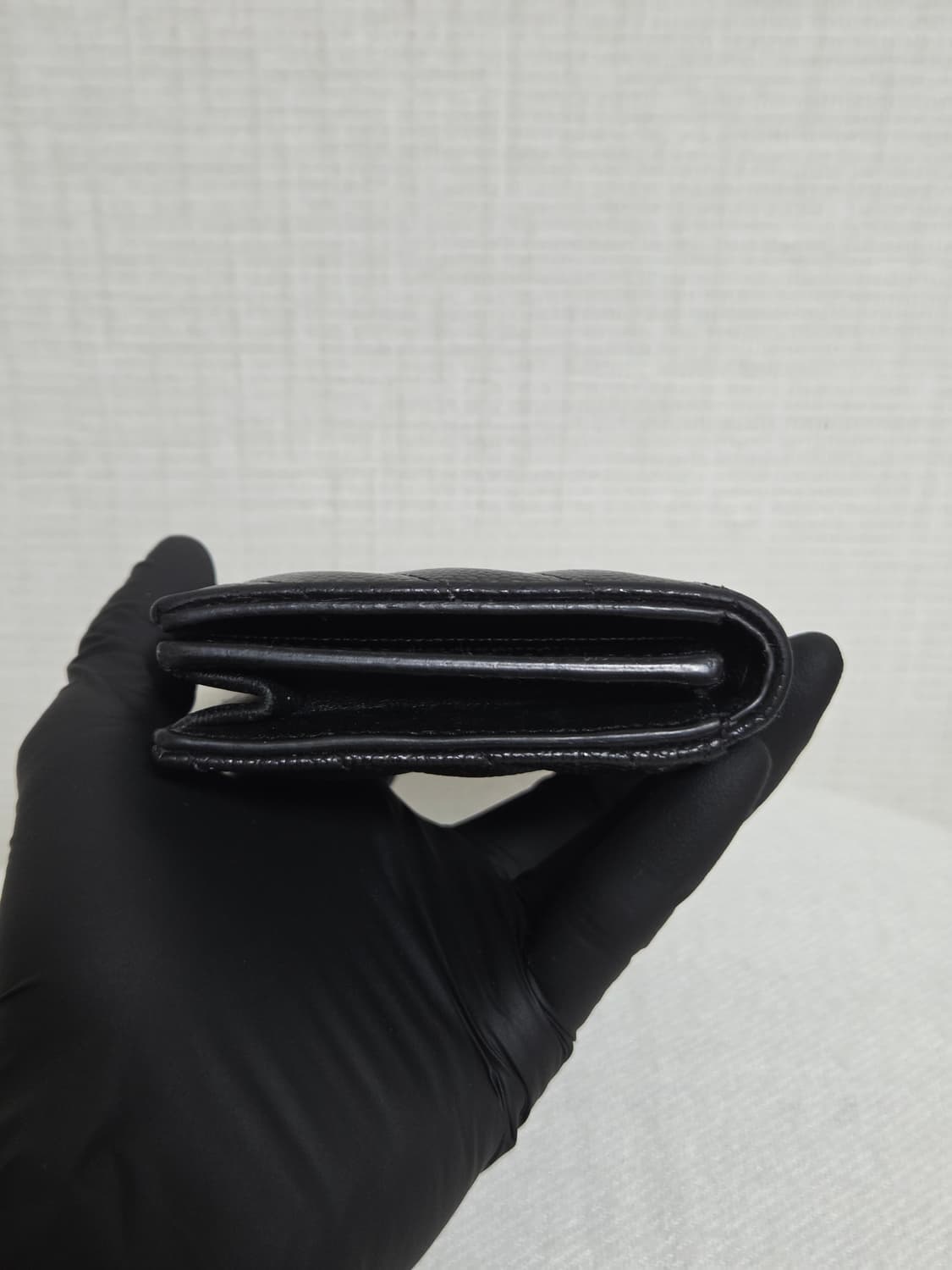 [생로랑] 카산드라 마틀라세 카드지갑(블랙) 상품이미지9