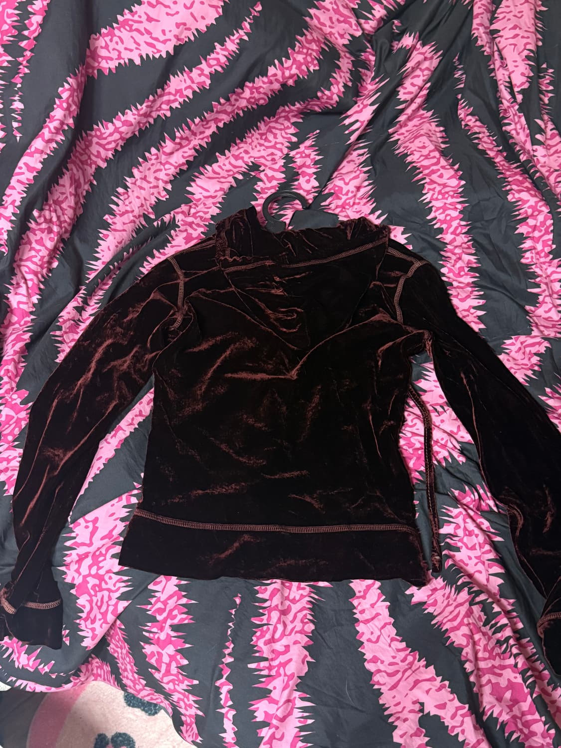 트루릴리전 벨벳 후드집업 상품이미지3