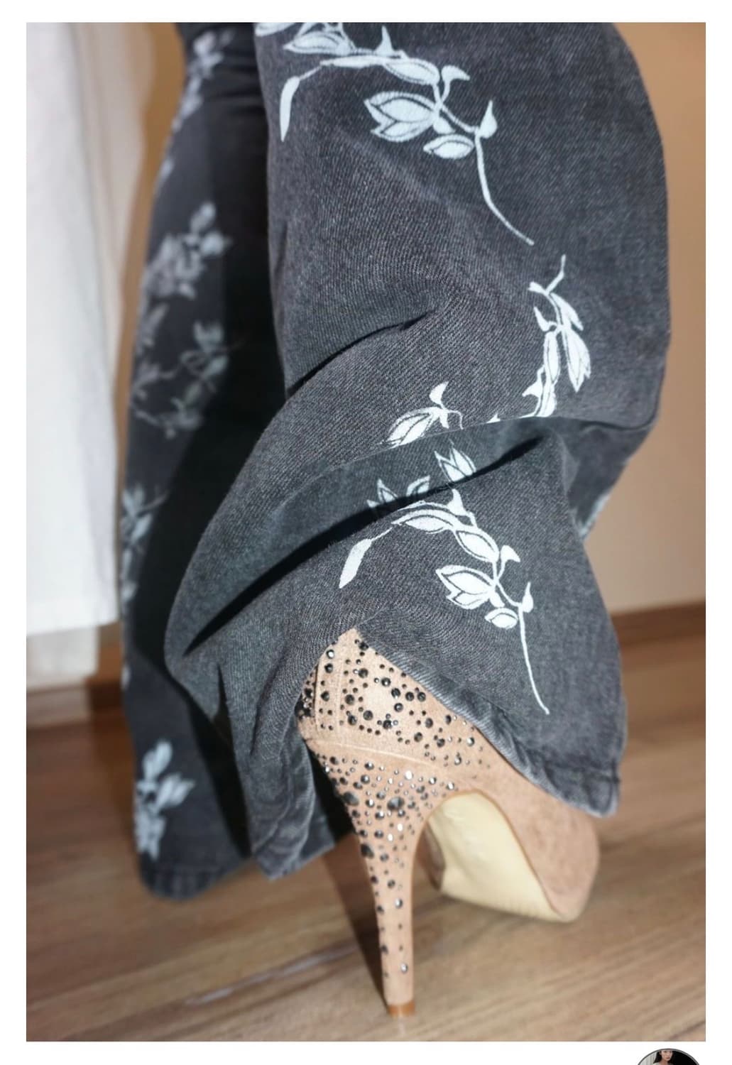 Sculptor flocking bootcut denim (S) 상품이미지5