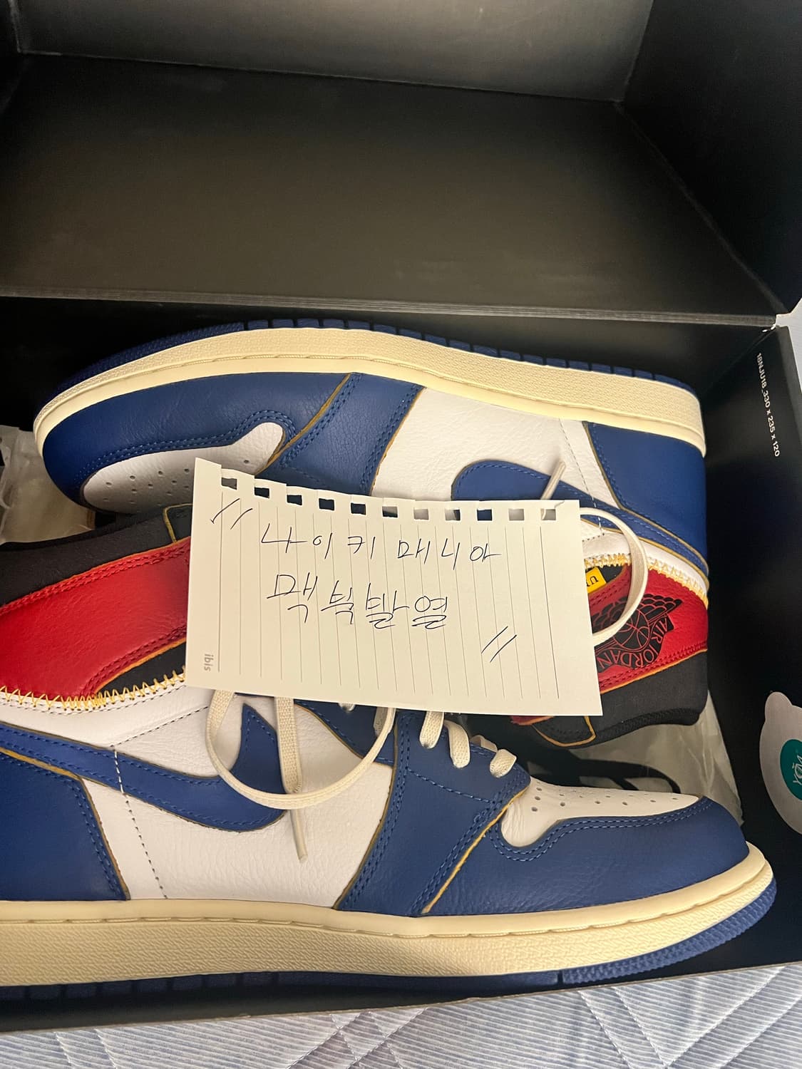 [285] 조던 1 하이 유니온 블루토 상품이미지6