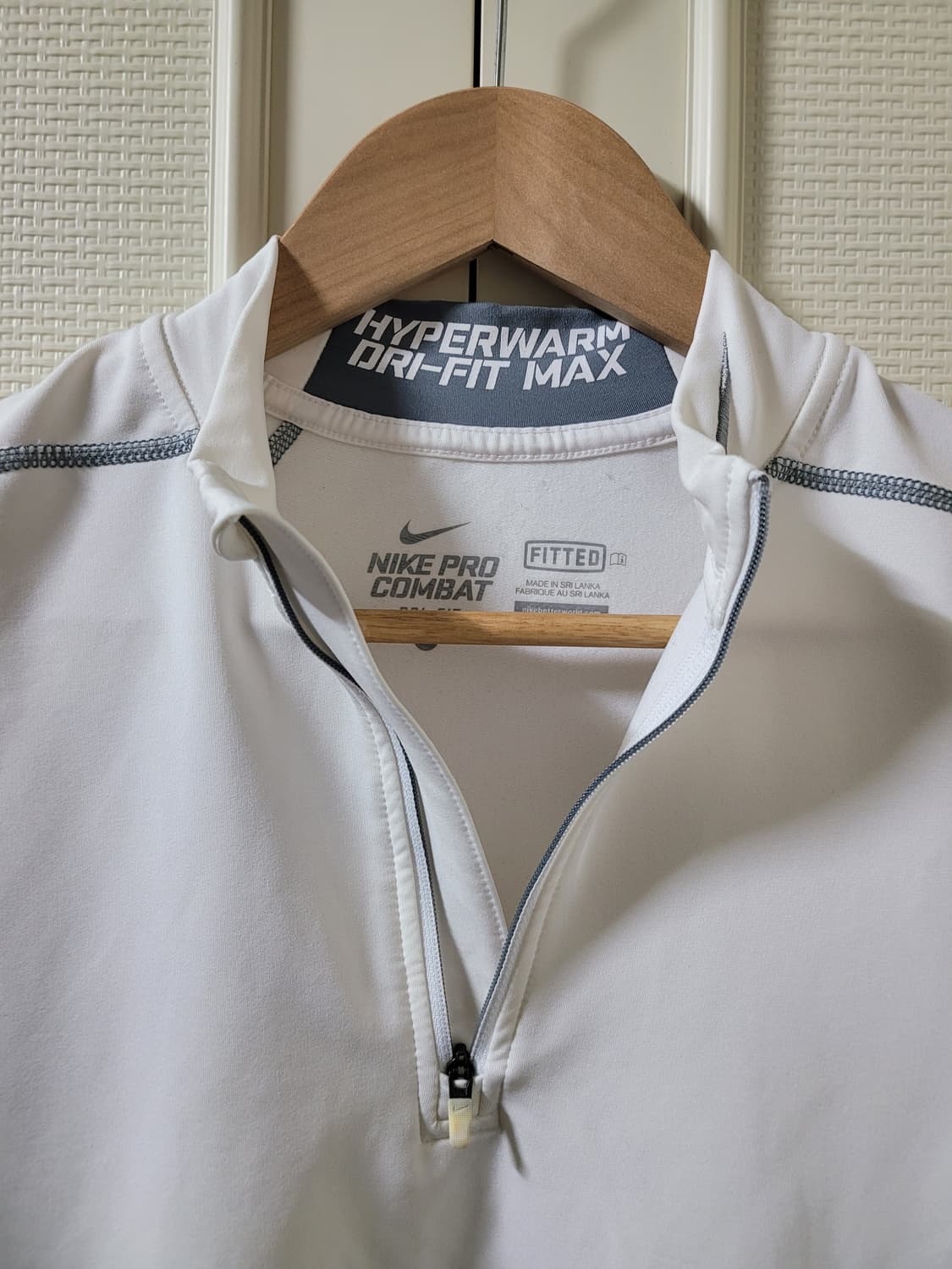 나이키 프로 컴뱃 하이퍼웜 드라이핏 맥스 집업 S 사이즈 상품이미지4