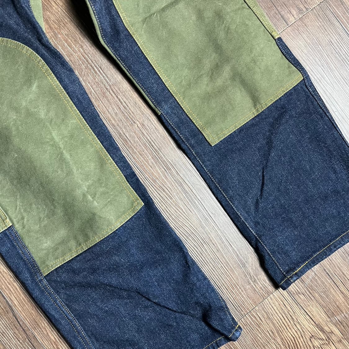 [Kojima Genes] 코지마진즈 재팬 캔버스 더블니 데님팬츠 상품이미지4