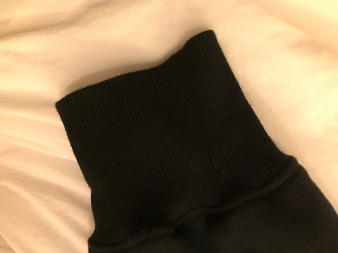 혼다 크롭 후드집업 블랙 검정 상품이미지7