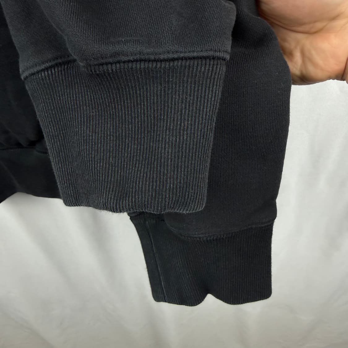 (2XL) 아디다스 불꽃 패치 로고 후드 티 블랙 상품이미지4