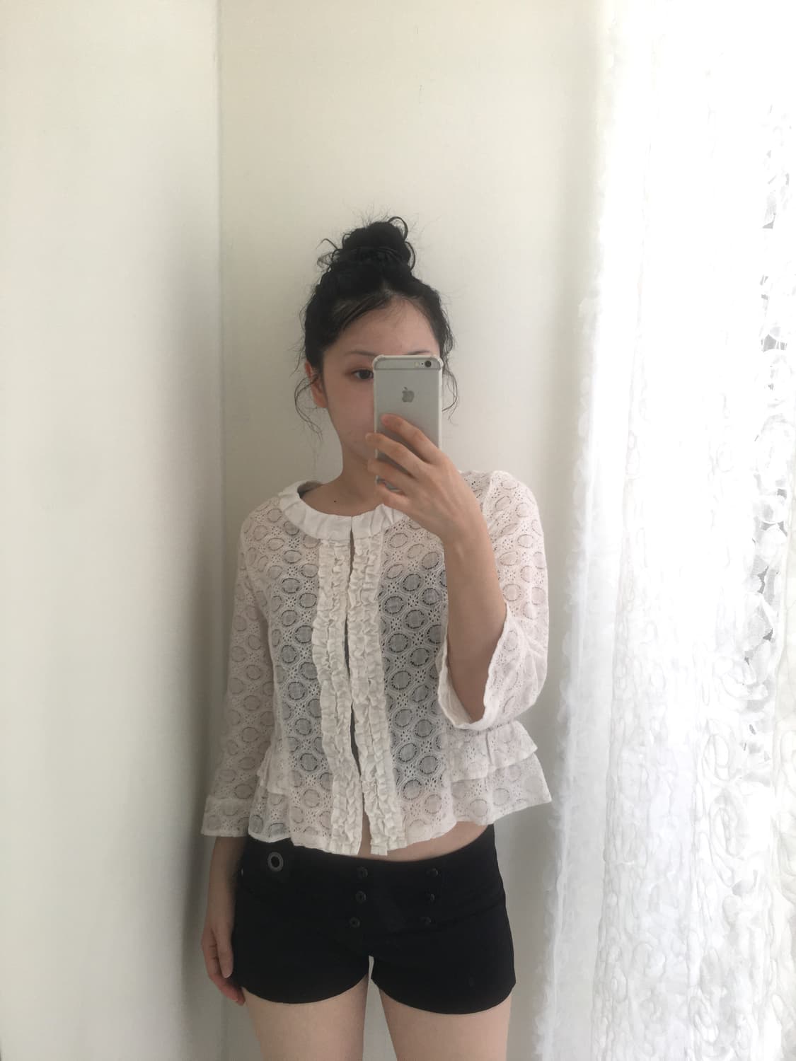 eyelet cotton blouse 상품이미지4