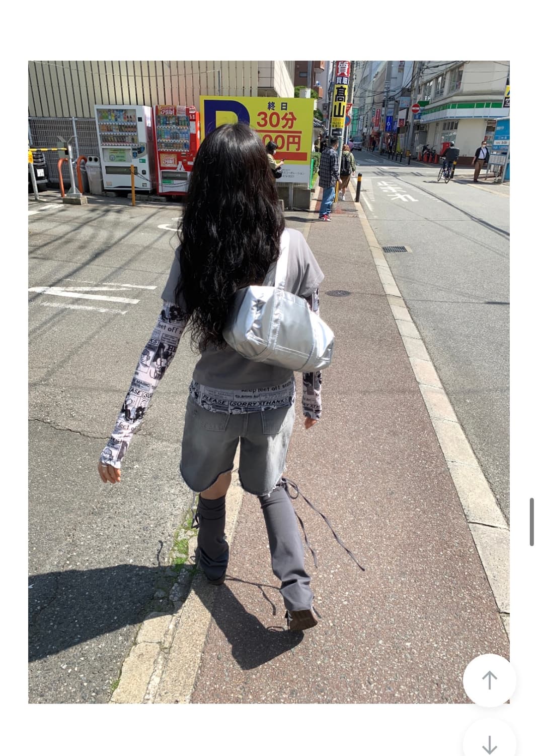 워싱 버뮤다 팬츠 (쿨 그레이) 상품이미지3