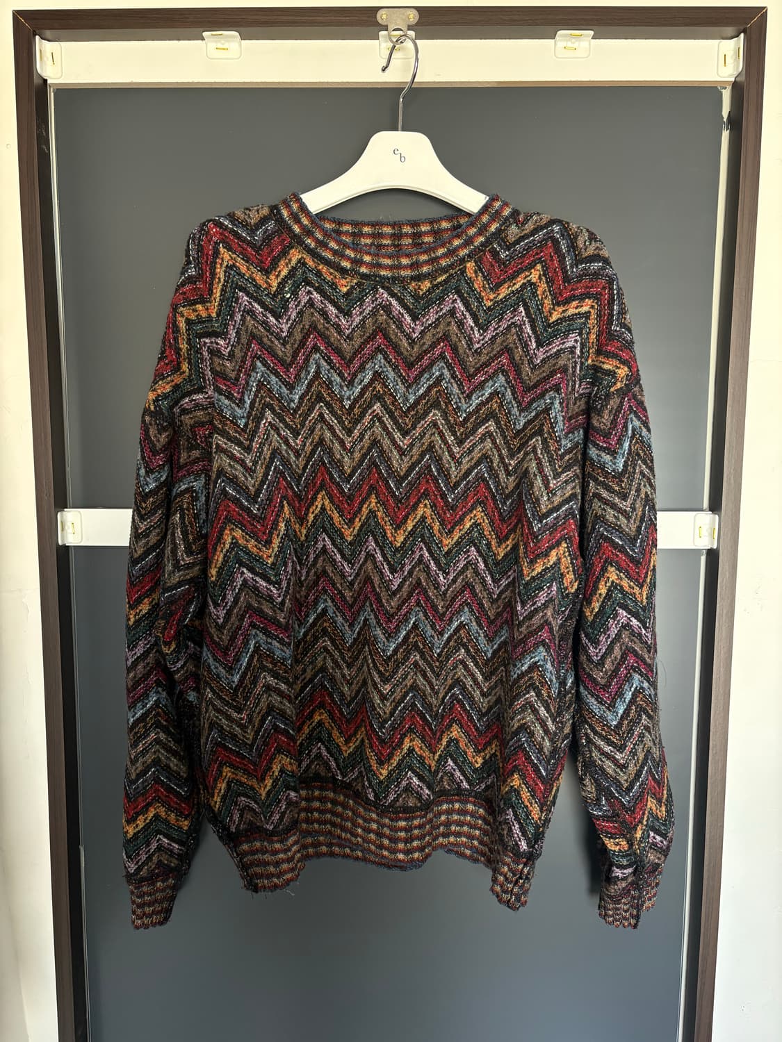 패턴 멀티컬러 니트 상품이미지1