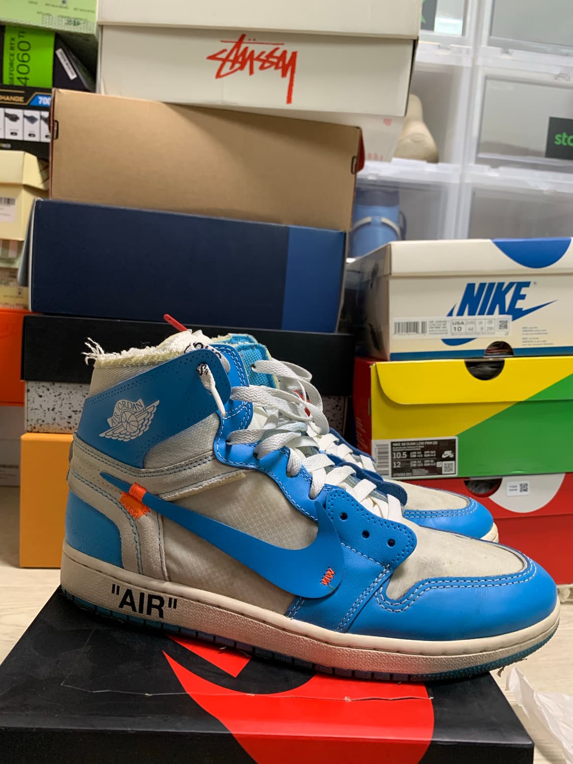 [280]나이키 오프화이트 조던1 unc 상품이미지4