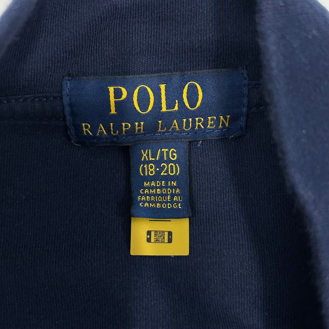 Polo 폴로 멀티포니 네이비 반집업 롱슬리브 상품이미지5