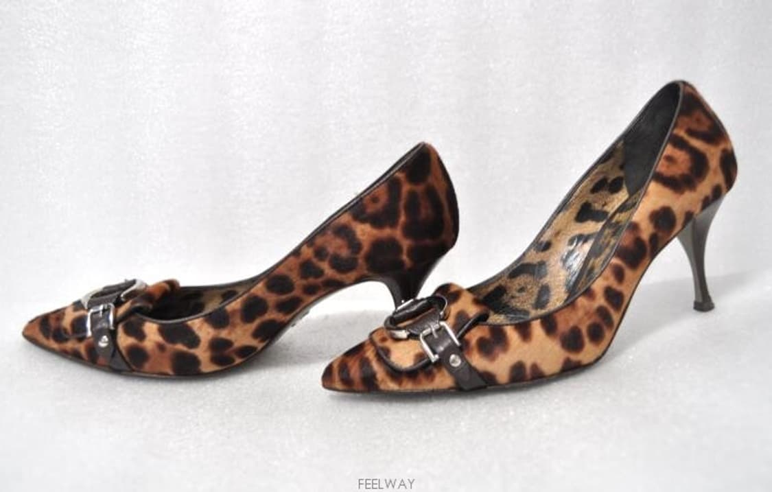돌체앤가바나/여성호피무늬송치구두(사이즈240정품) 상품이미지5