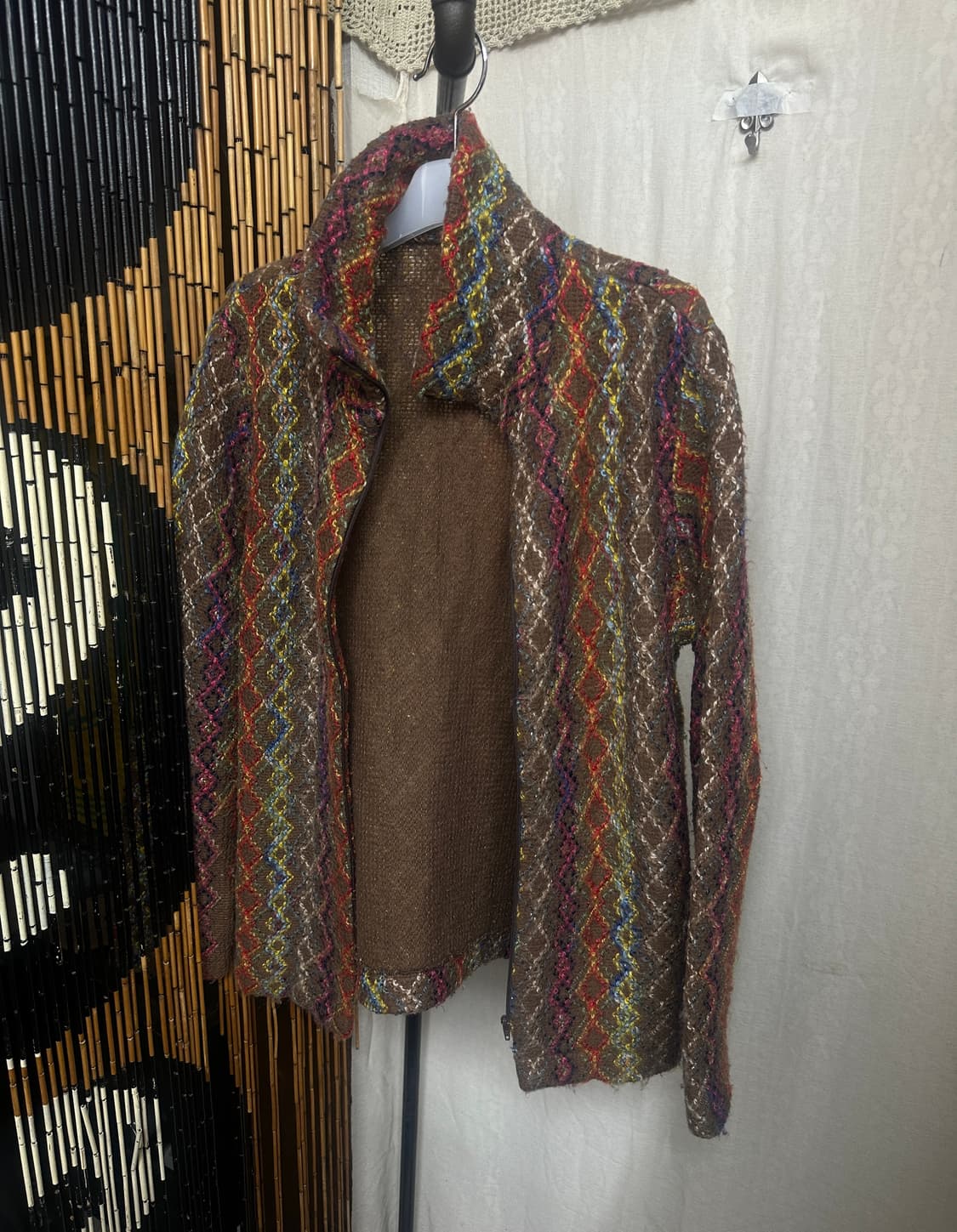 ethnic wool zip-up 상품이미지4