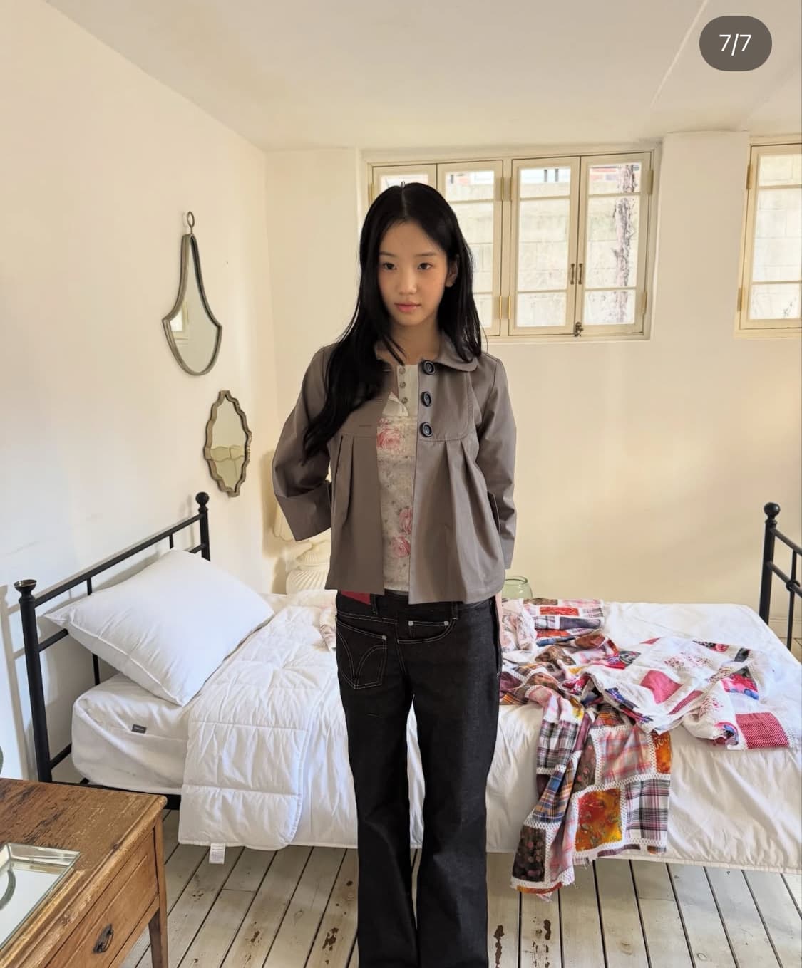 [yinandyang] Flip denim, blue 상품이미지1