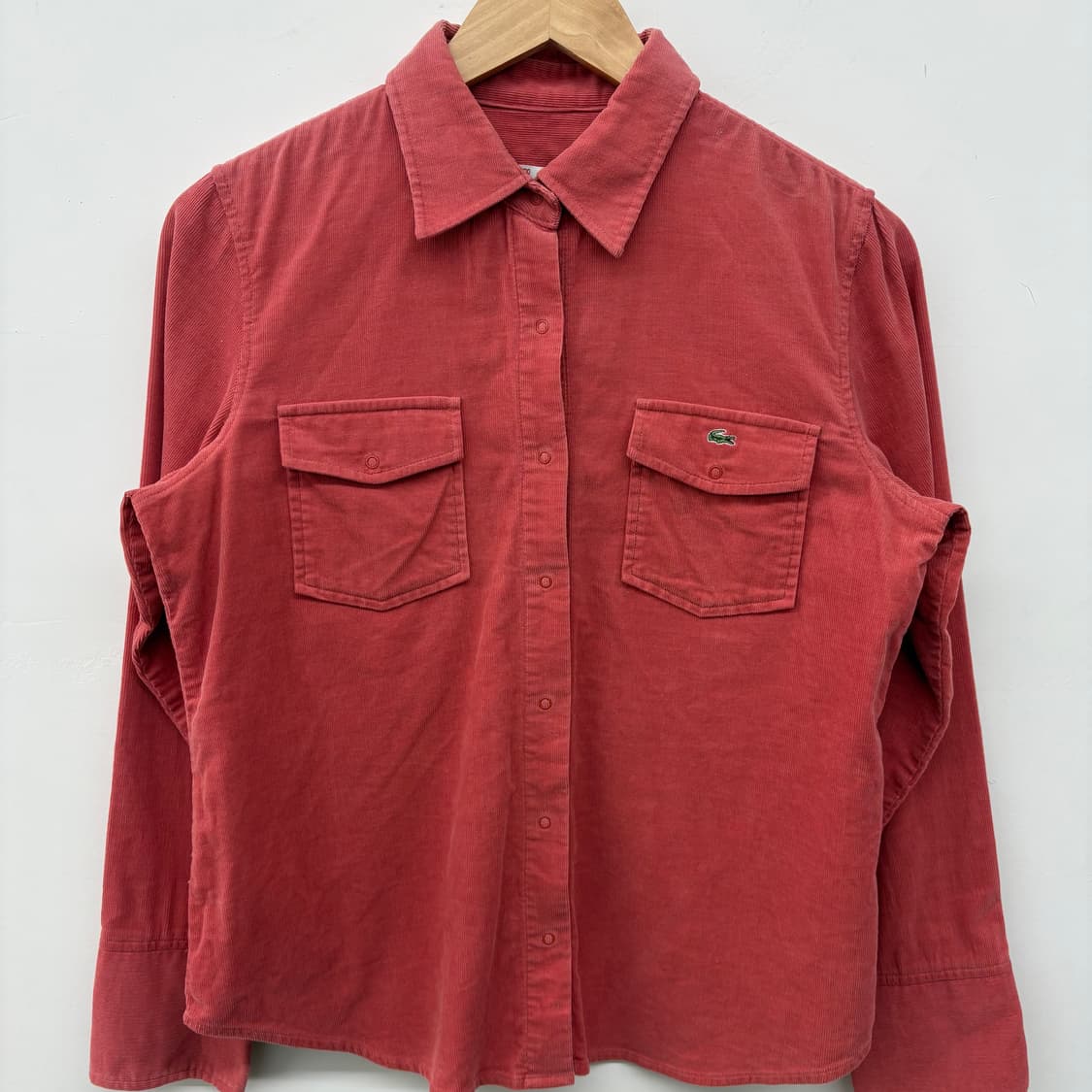 라코스테 코듀로이 셔츠 여/XS 상품이미지2