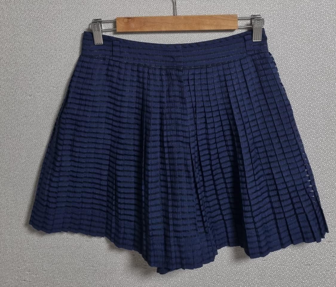 64사이즈) 한섬 SJSJ 네이비 와이드 쇼츠 반바지 상품이미지1