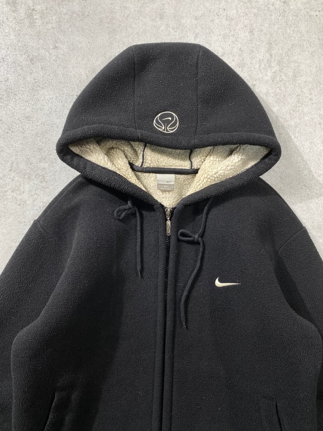[95] 00s Nike 나이키 올드스쿨 플리스 후드집업 자켓 상품이미지2