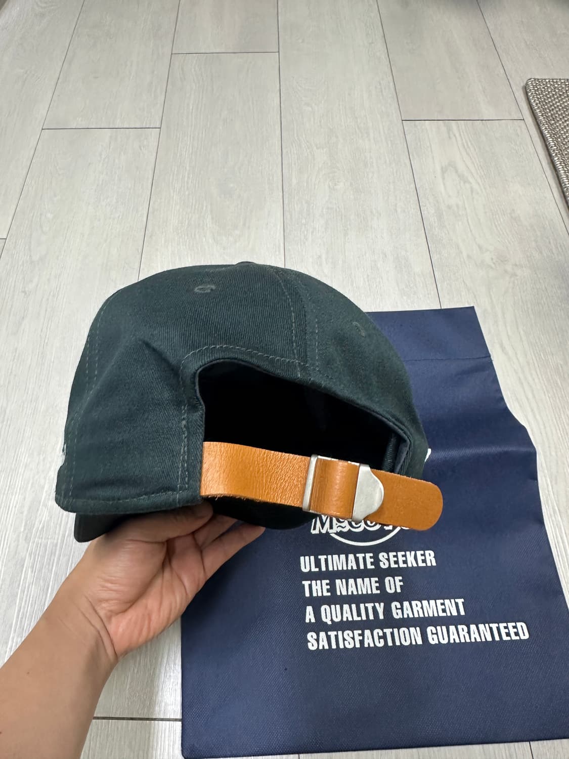 리얼맥코이 부코 캡 차콜색상 판매합니다. 상품이미지3