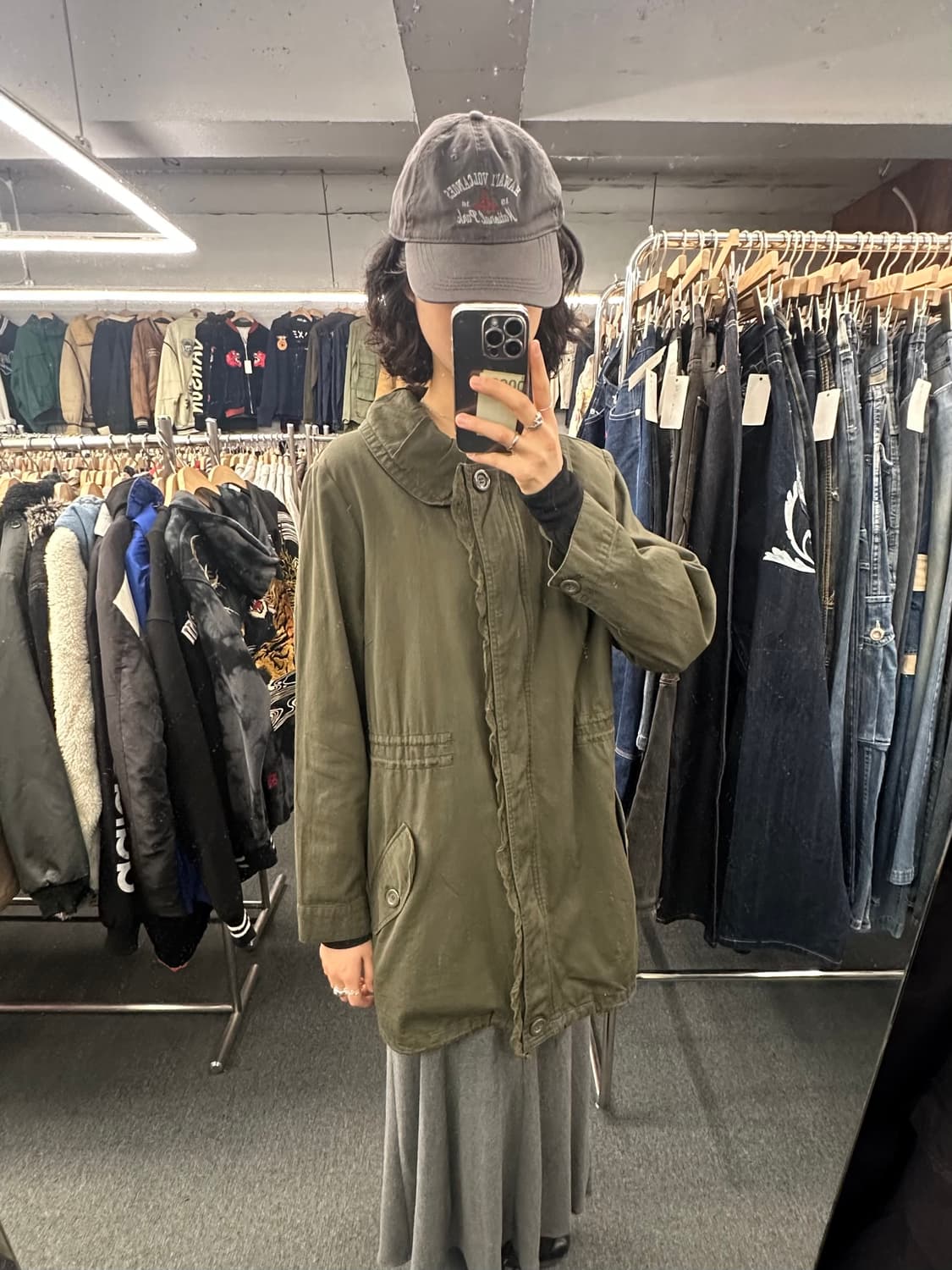 XL)Japanese vintage 여성 야상 자켓 상품이미지1