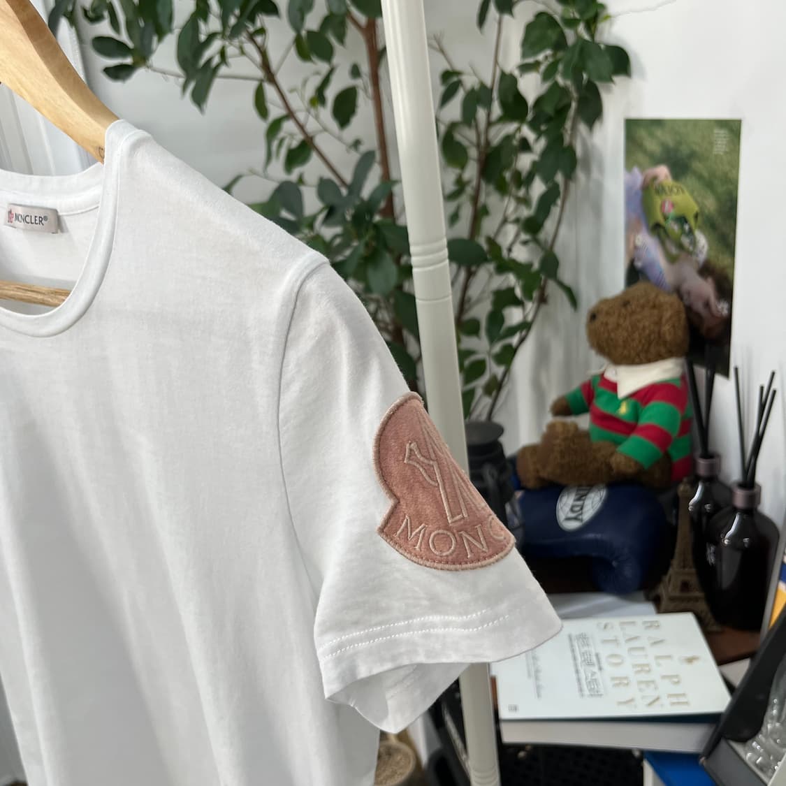 몽클레어 우먼 코튼 반팔 티셔츠 M 상품이미지3