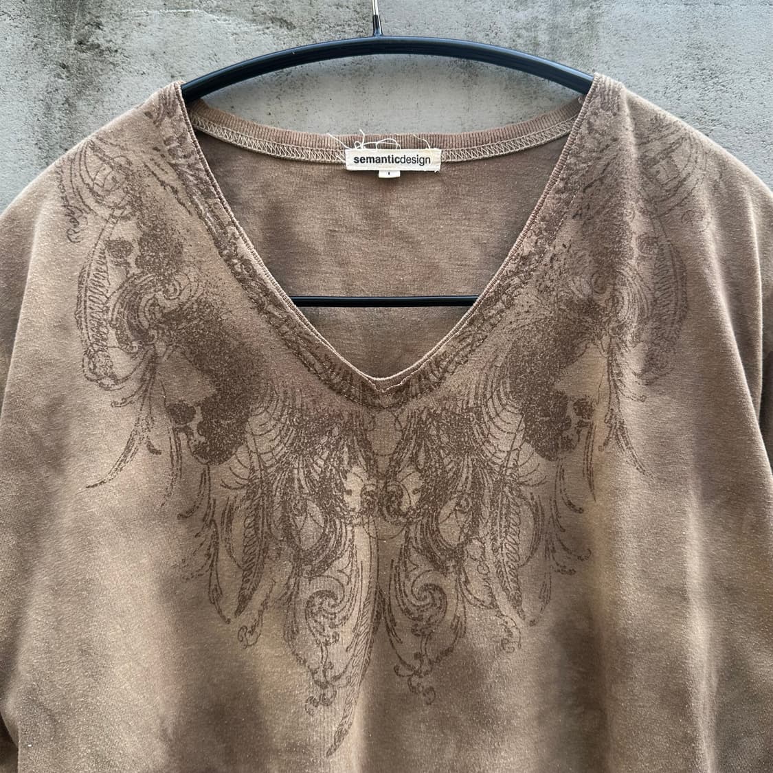 (rare) semantic design bohemian t shirt 상품이미지2