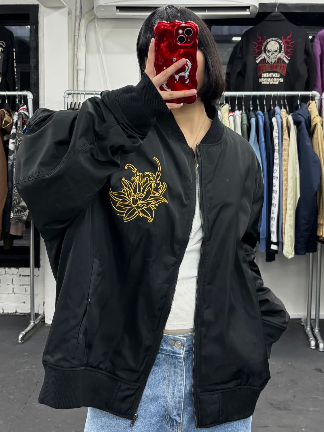 카라쿠리 타마시 오리엔탈 잉어 MA-1 상품이미지2