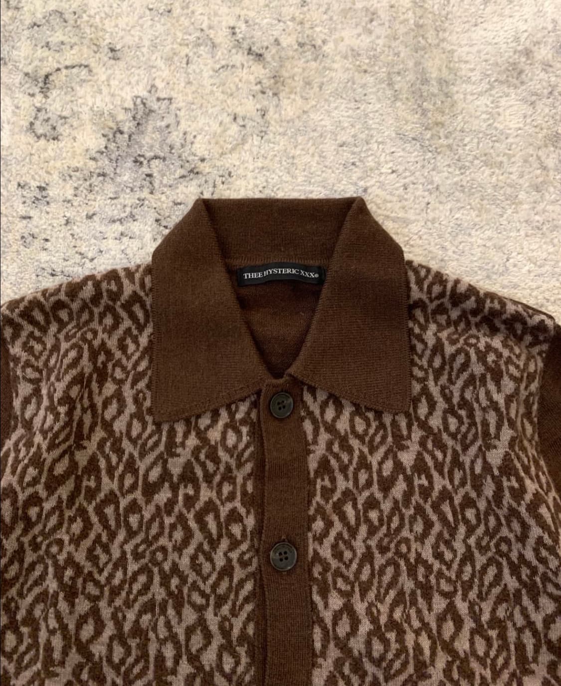 히스테릭 글래머 xxx 패턴 가디건 상품이미지4