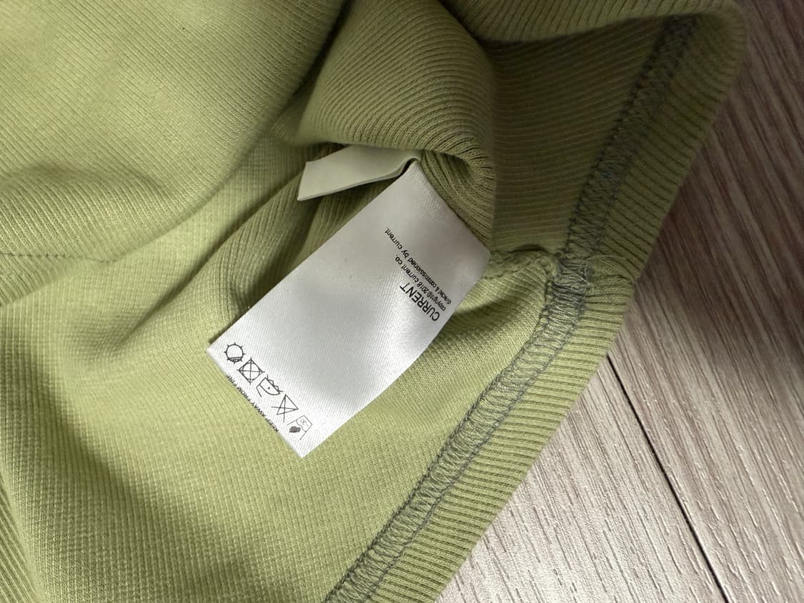 커렌트 심볼 립 슬리브리스 카키 베이지 상품이미지10