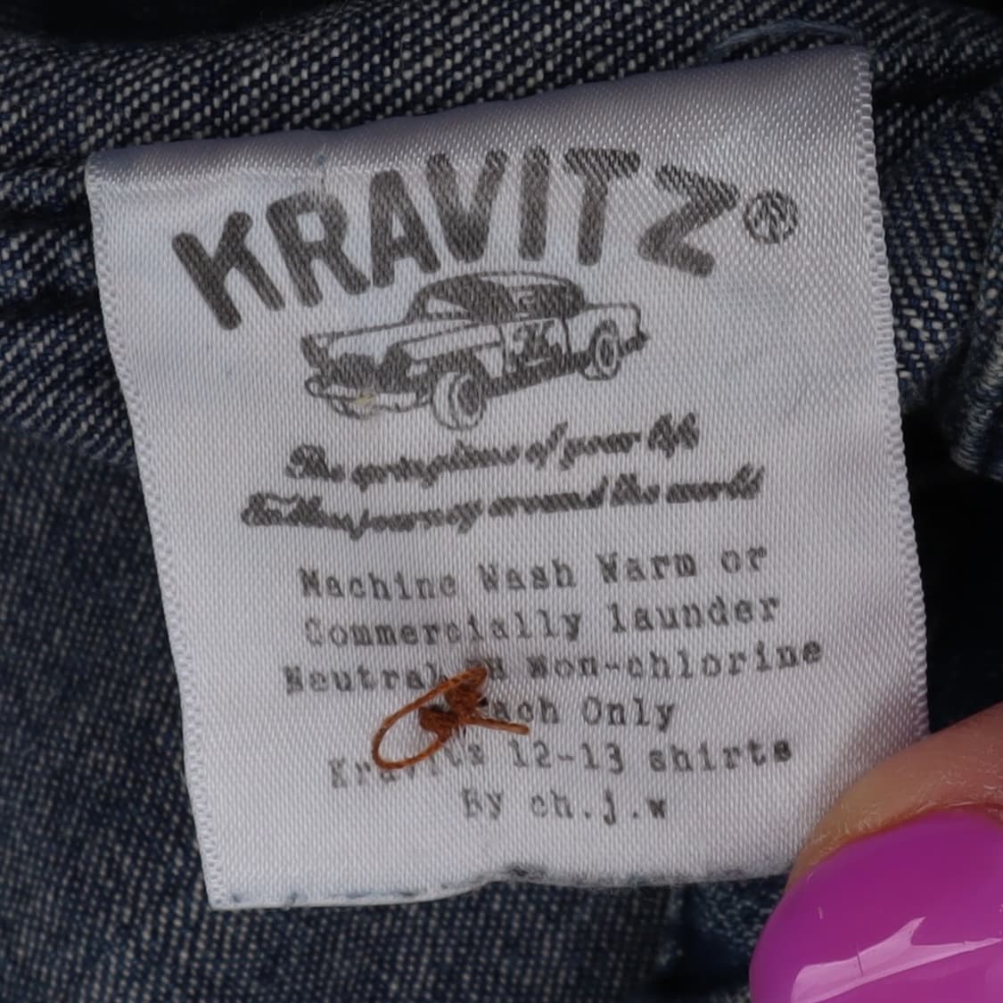 Kravitz 빈티지 워크 데님 셔츠 상품이미지10