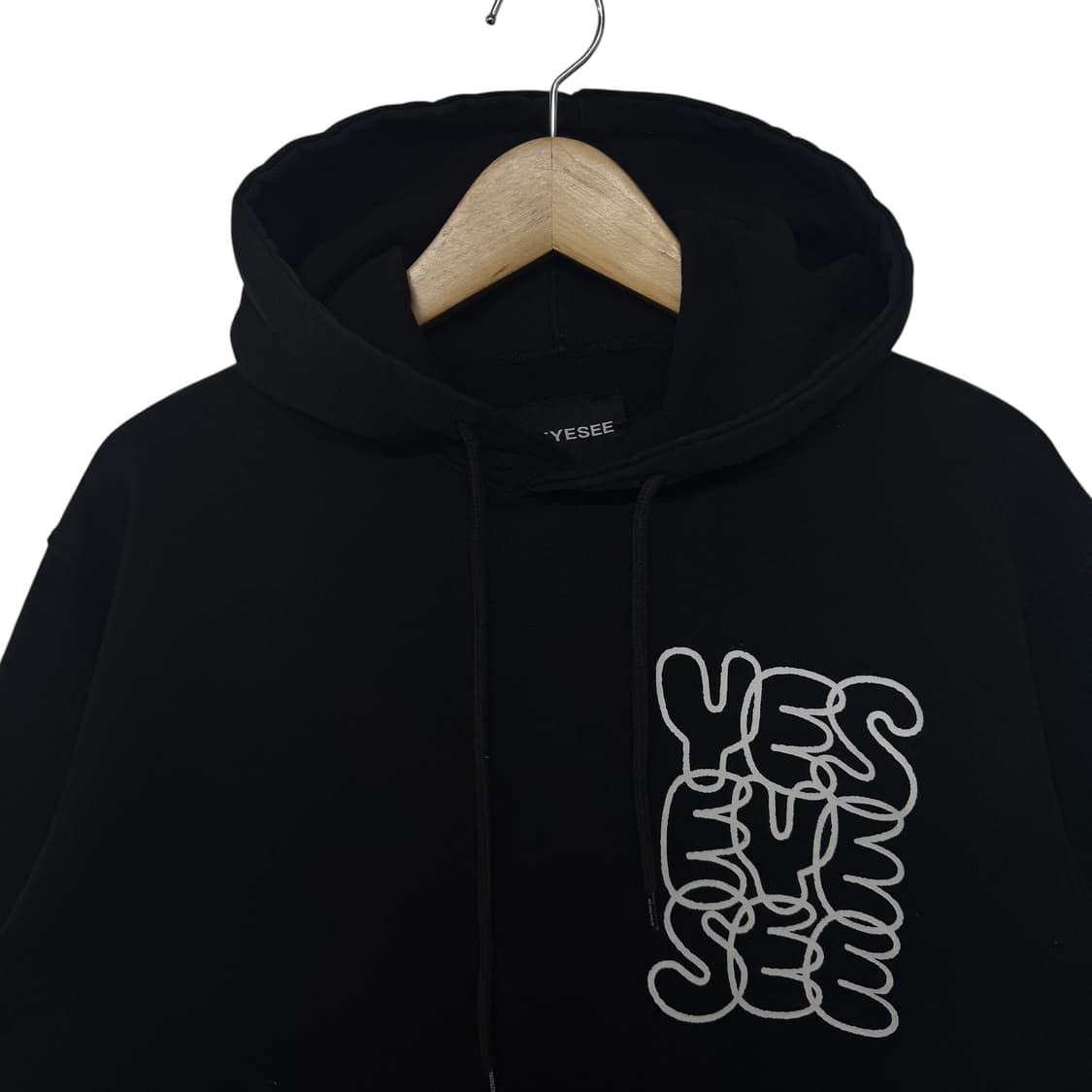 예스아이씨 백로고 후드티 상품이미지3