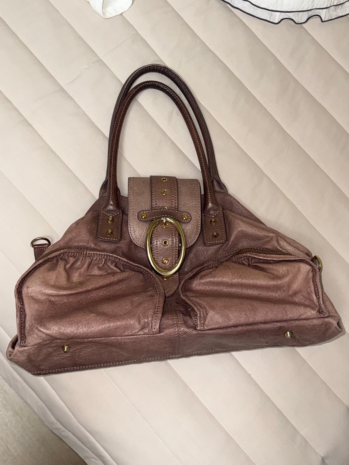 Vintage leather sholder bag 상품이미지1
