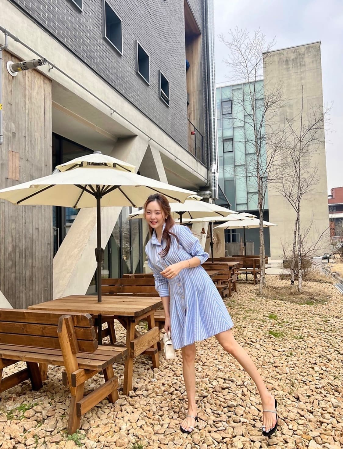 새상품 1104라이너 슈퍼린짱 니스 셔츠 원피스 상품이미지2