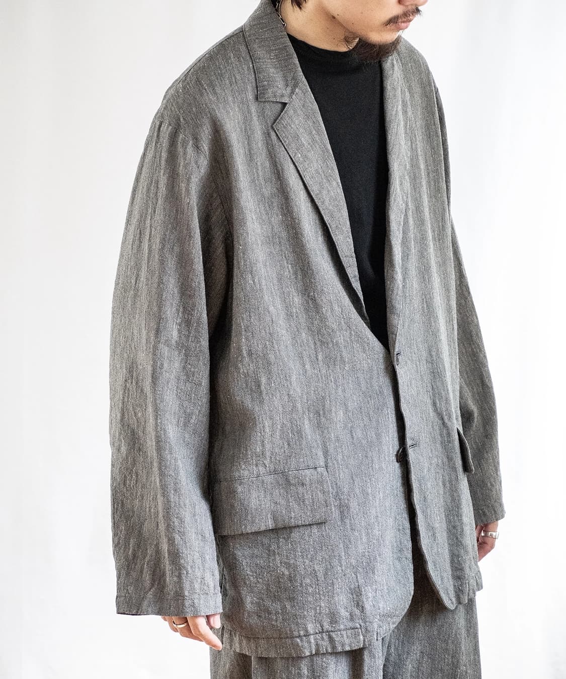 네스트로브컨팩트 Wet-Spun Linen Washi Easy Jacke 상품이미지1