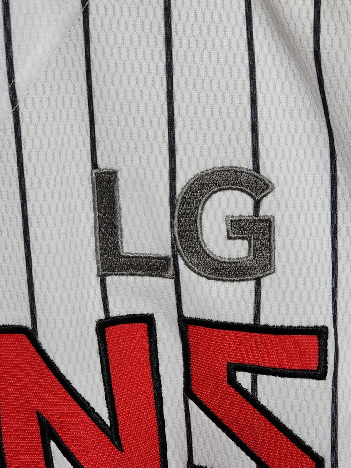 (L) 엘지트윈스 야구져지 반팔 LG 김현수 마킹 유니폼  상품이미지4