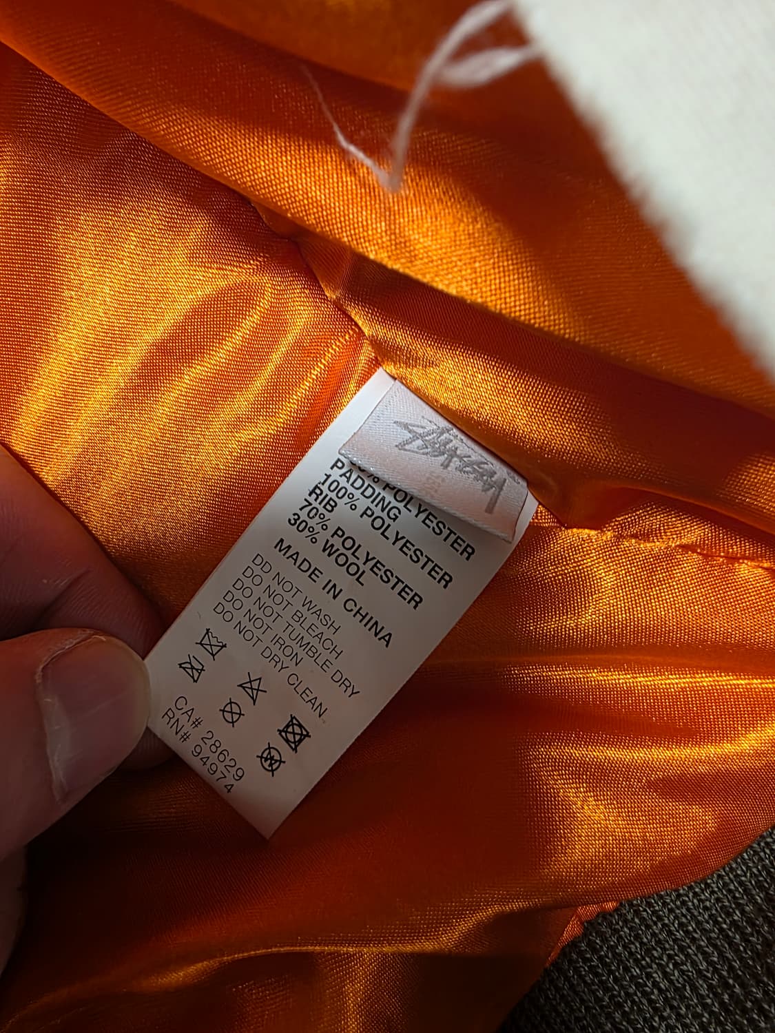 [L] 스투시 x CDG MA-1 자켓 올리브 상품이미지9