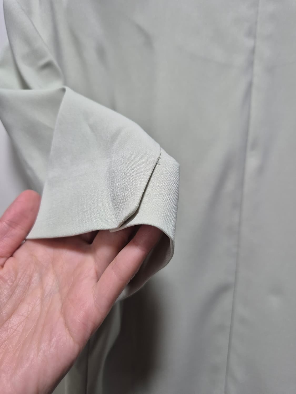 (세일)(새상품)마리끌레르 민트 더블버튼 플리츠 원피스 상품이미지9