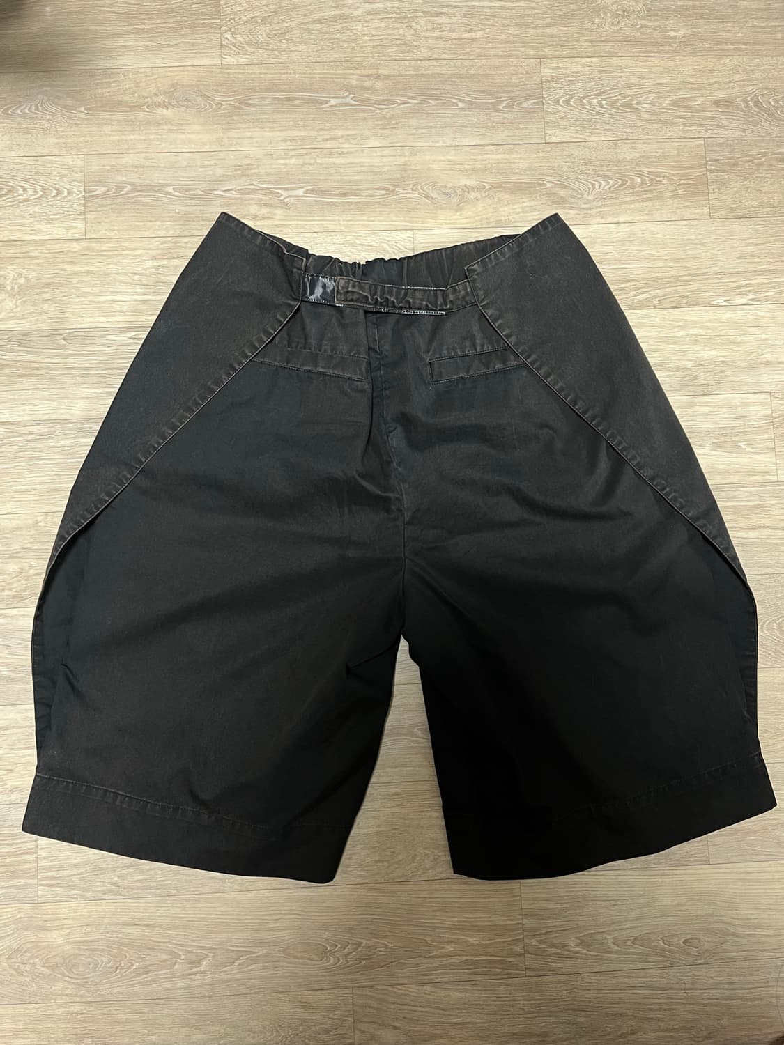 폴리테루 사이드랩 반바지 블랙(3) 상품이미지5