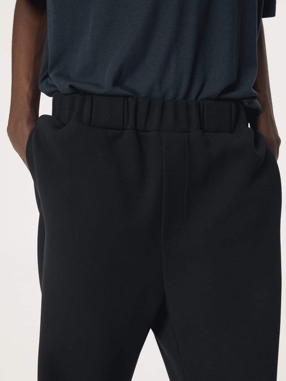 렉토 25FW 플레어핏 밴딩 스웻팬츠 블랙 상품이미지10