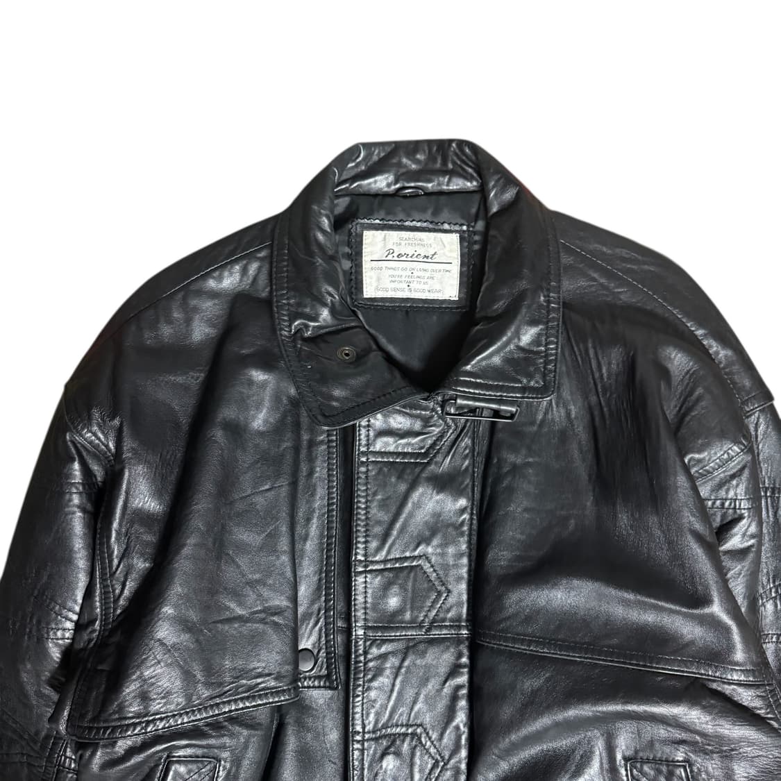 90‘s 재팬 램스킨 봄버자켓 상품이미지2