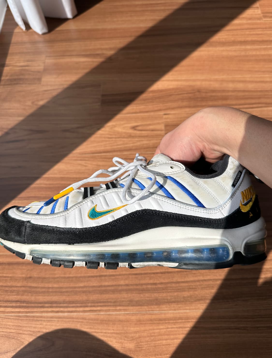 나이키 에어맥스 98 프리미엄 화이트 틸네뷸라 280 상품이미지9