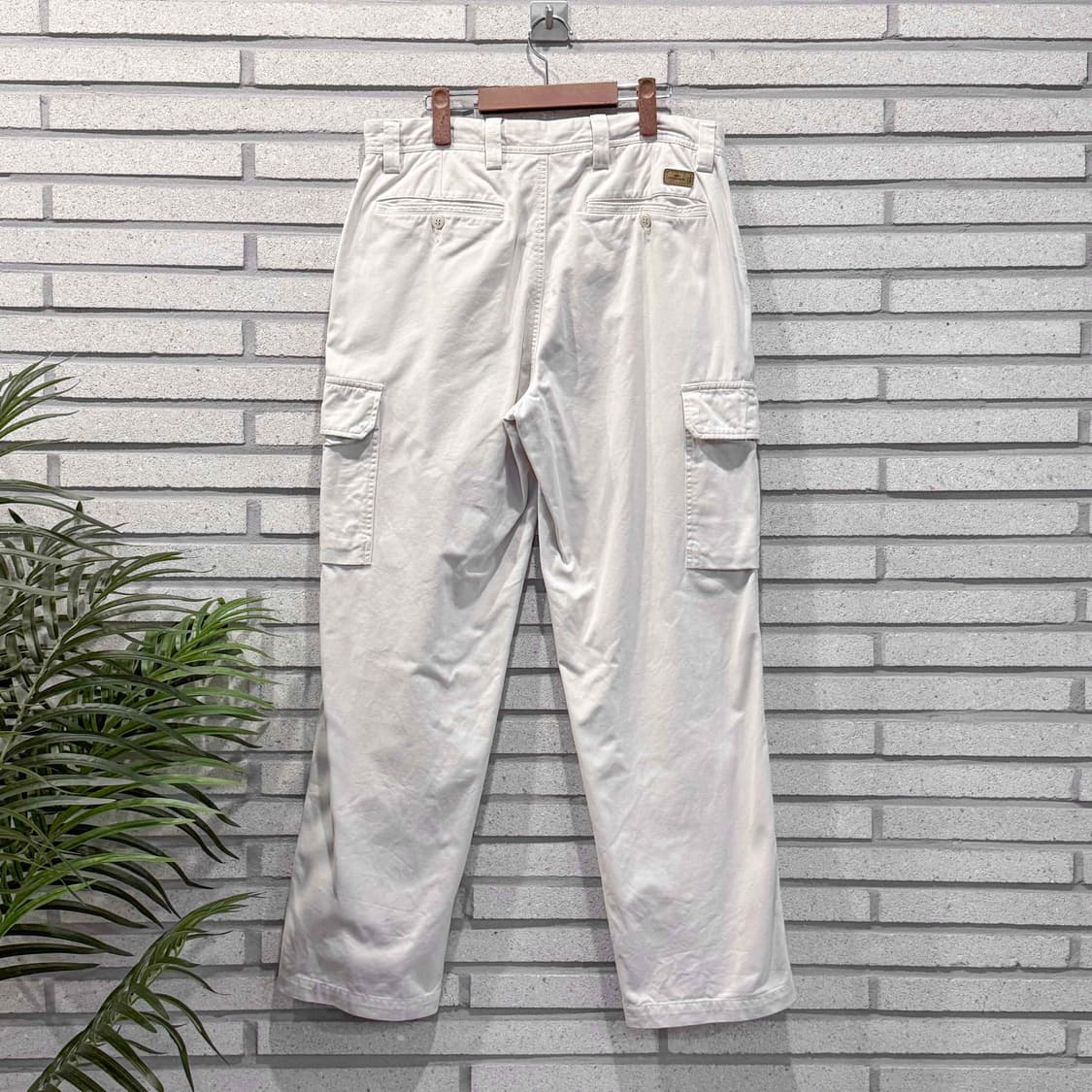 USA VINTAGE 클래식 카고 치노팬츠 헤비코튼 플랩포켓 디테일 상품이미지2