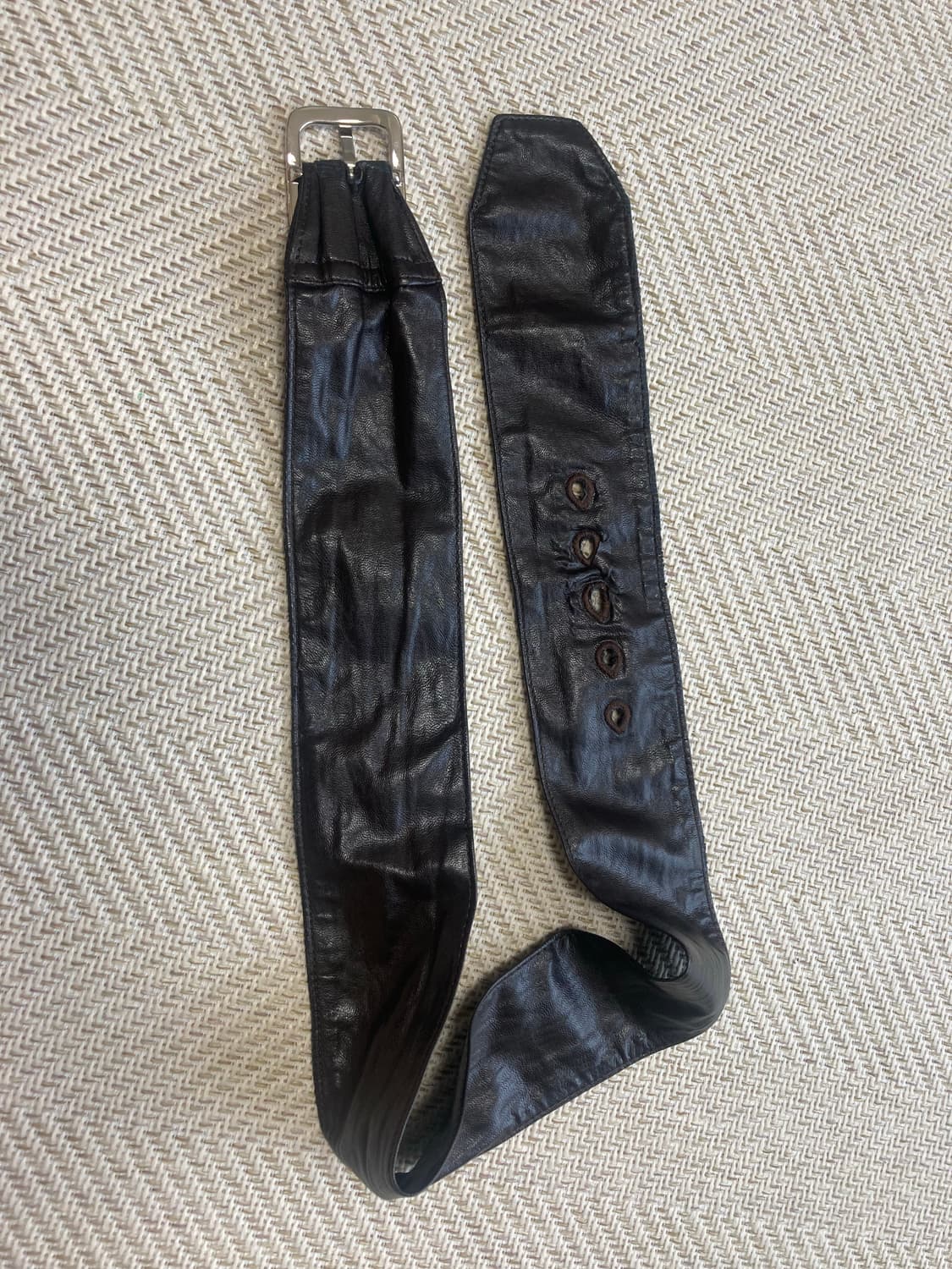 아워레가시 페이크 레더 벨트 상품이미지5