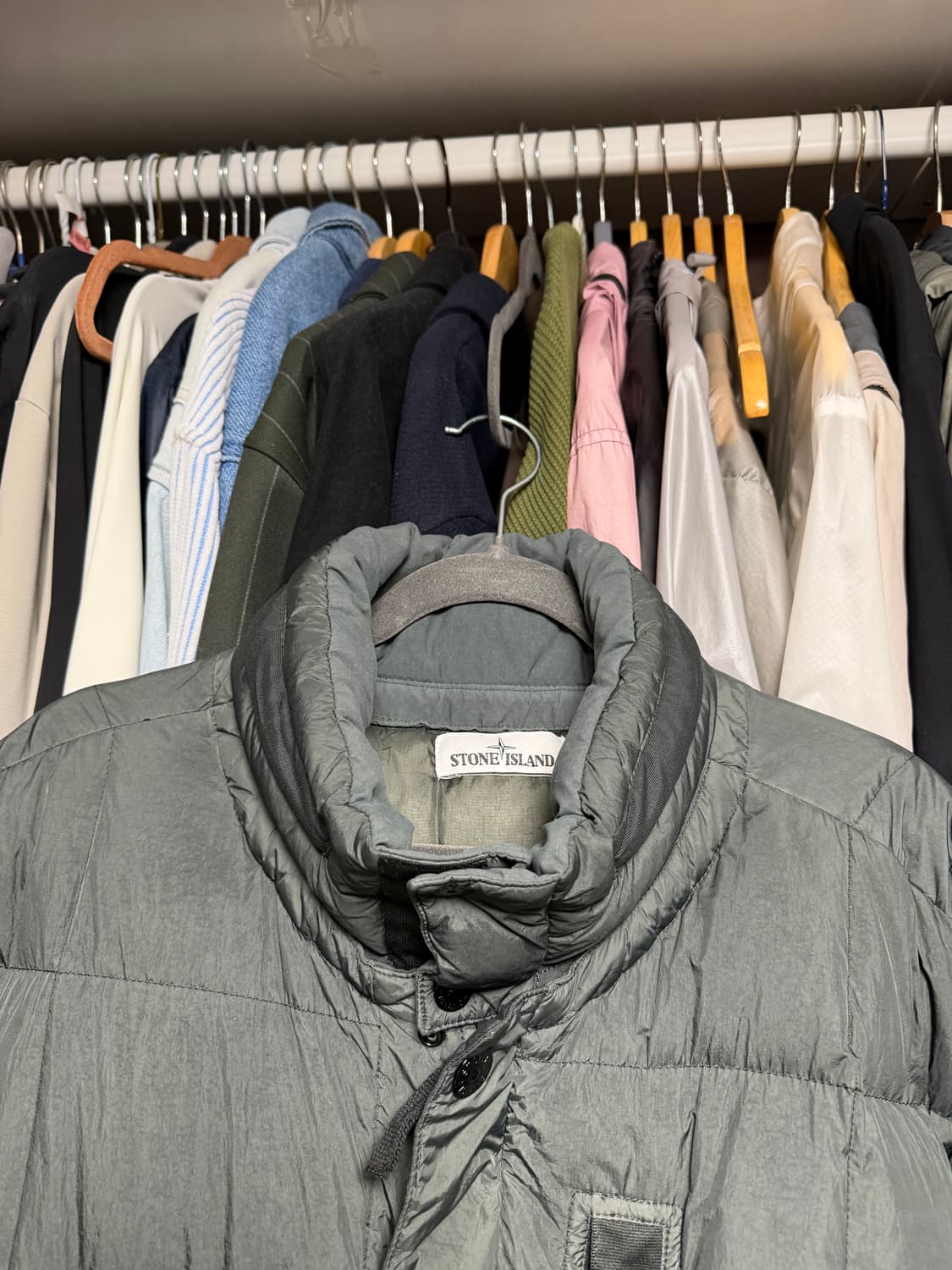 [xxl] 19fw 스톤아일랜드 크링클랩스 숏패딩 상품이미지2