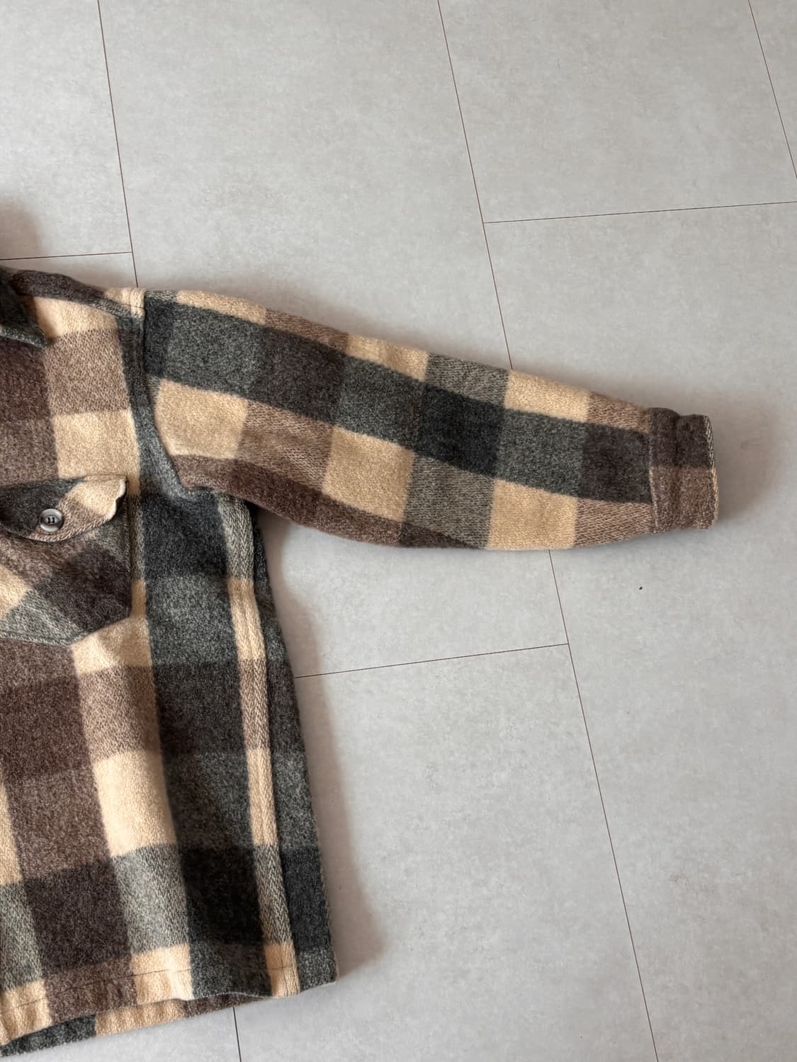 RRL 감성의 원본, 90s L.L.Bean 울 블랭킷 셔츠 상품이미지2