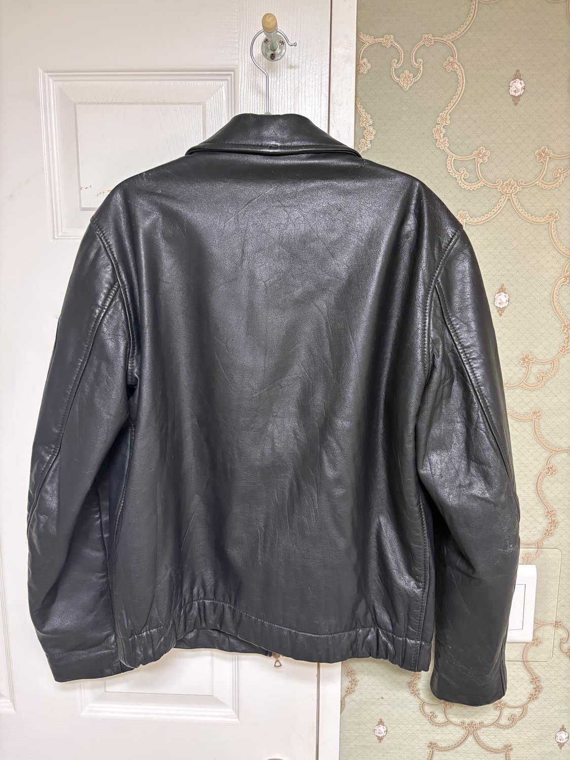 48) 70s 프렌치 레더 파일럿 자켓(민간용) 상품이미지3