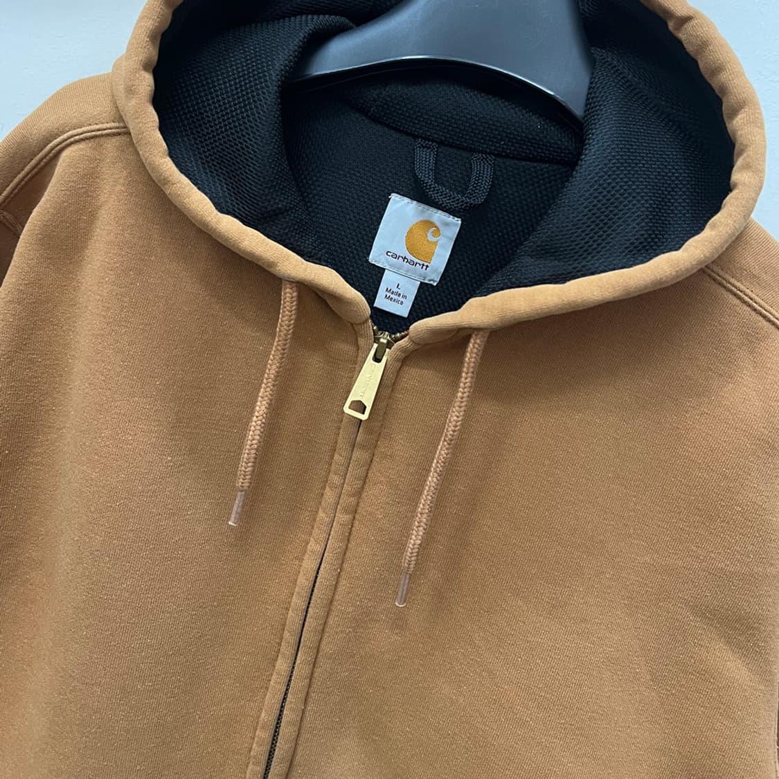 칼하트 써멀 레인디펜더 헤비 카멜 후드 집업 L 상품이미지3
