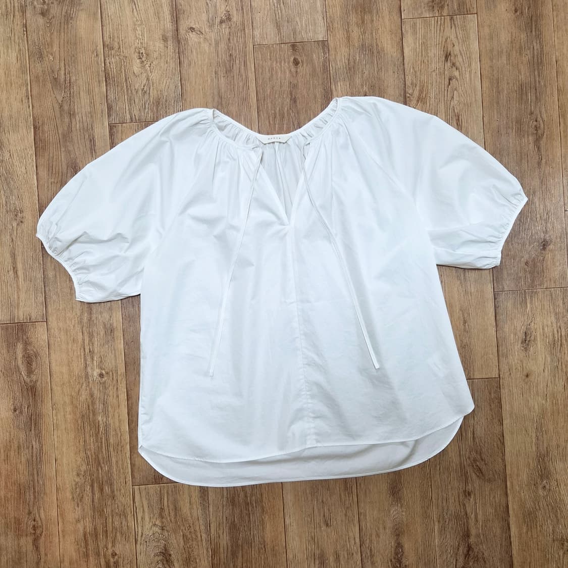 온스(OUNCE) 퍼프소매 블라우스 프리사이즈 상품이미지4