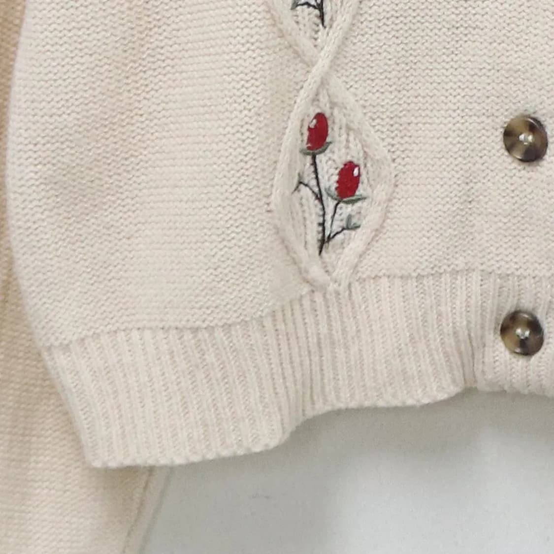 EHKA SOPO 플라워 자수 가디건 61095 상품이미지4